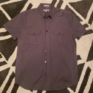 Express short sleeve button up
